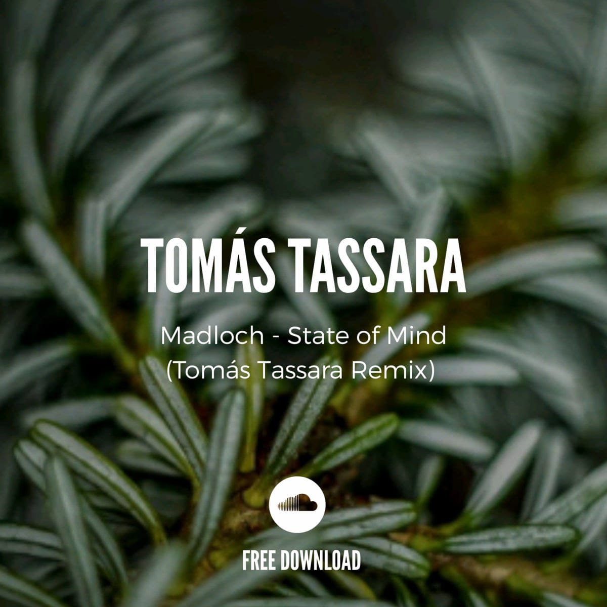 Cover art for Tomas Tassara’s remix of State Of Mind by Madloch, offered as a free download.