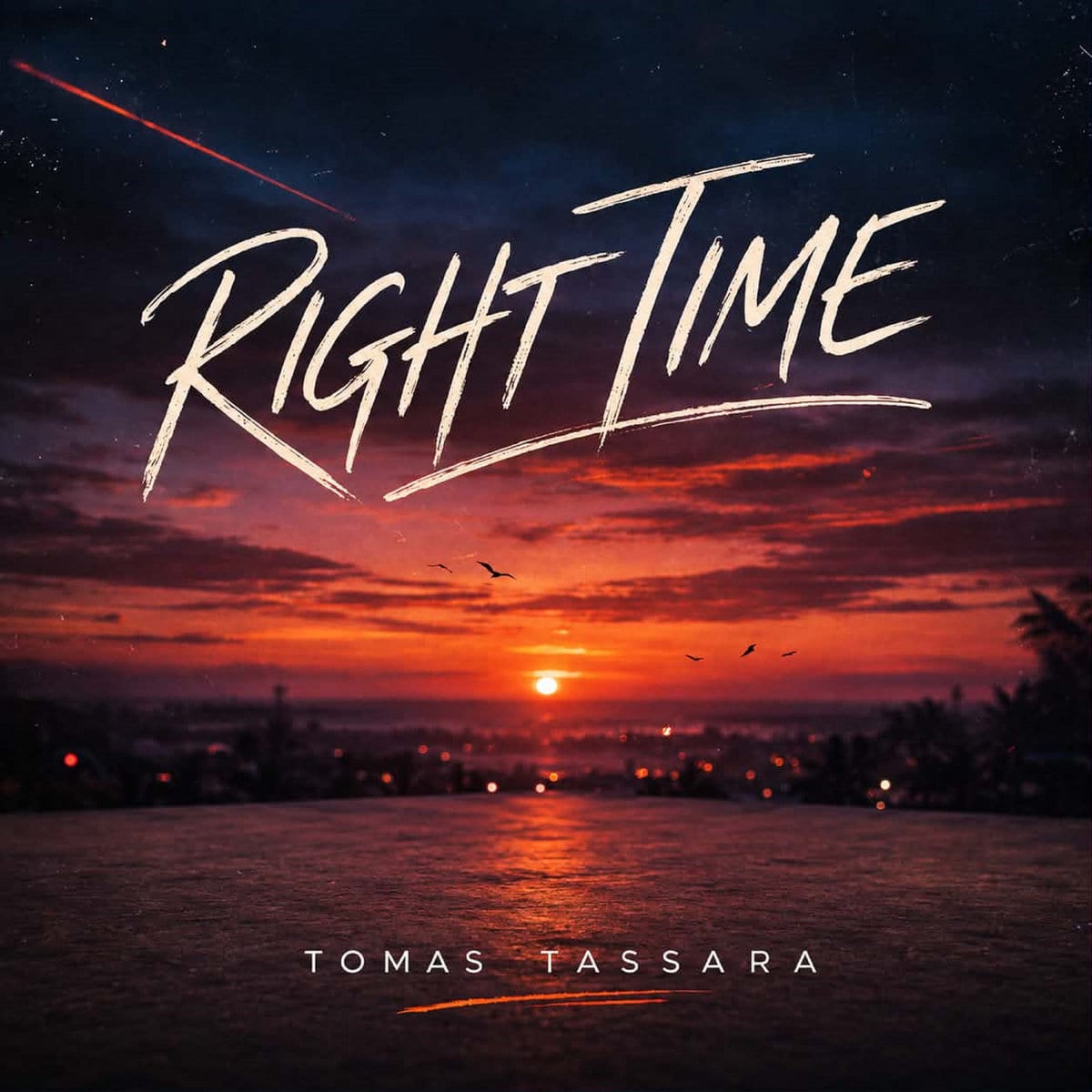 Cover art for the self-released single Right Time by Tomas Tassara.