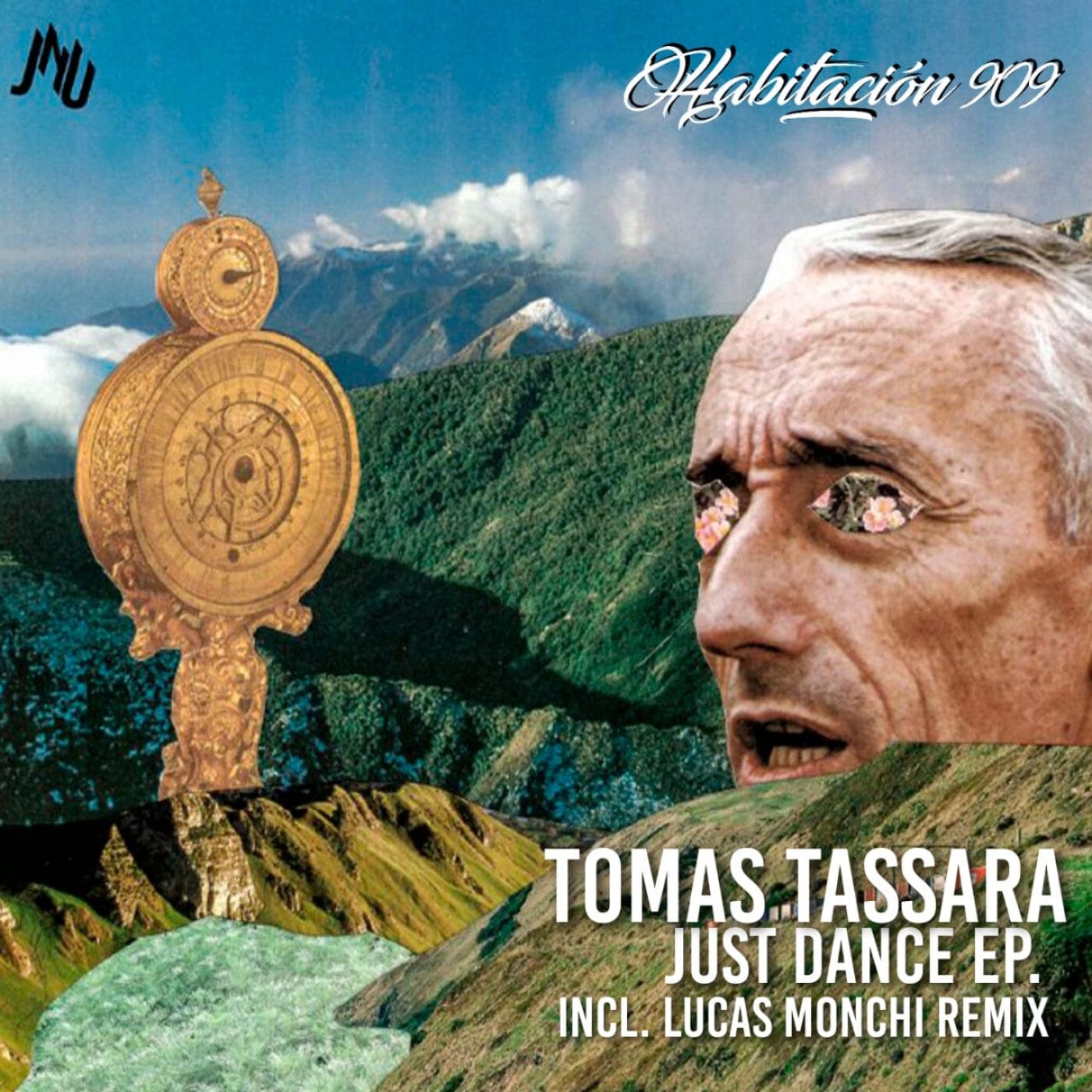 Cover art for the Just Dance EP by Tomas Tassara on Habitación 909 Records.