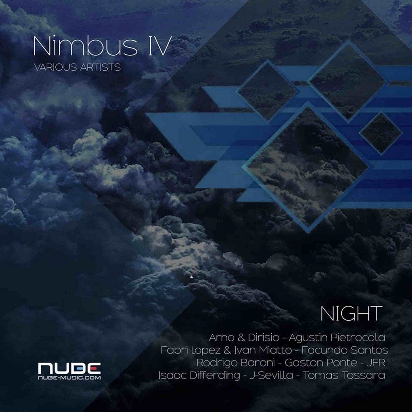 Cover art for the various-artists compilation Nimbus IV Night on Nube Music Records, which includes Alone by Tomas Tassara.