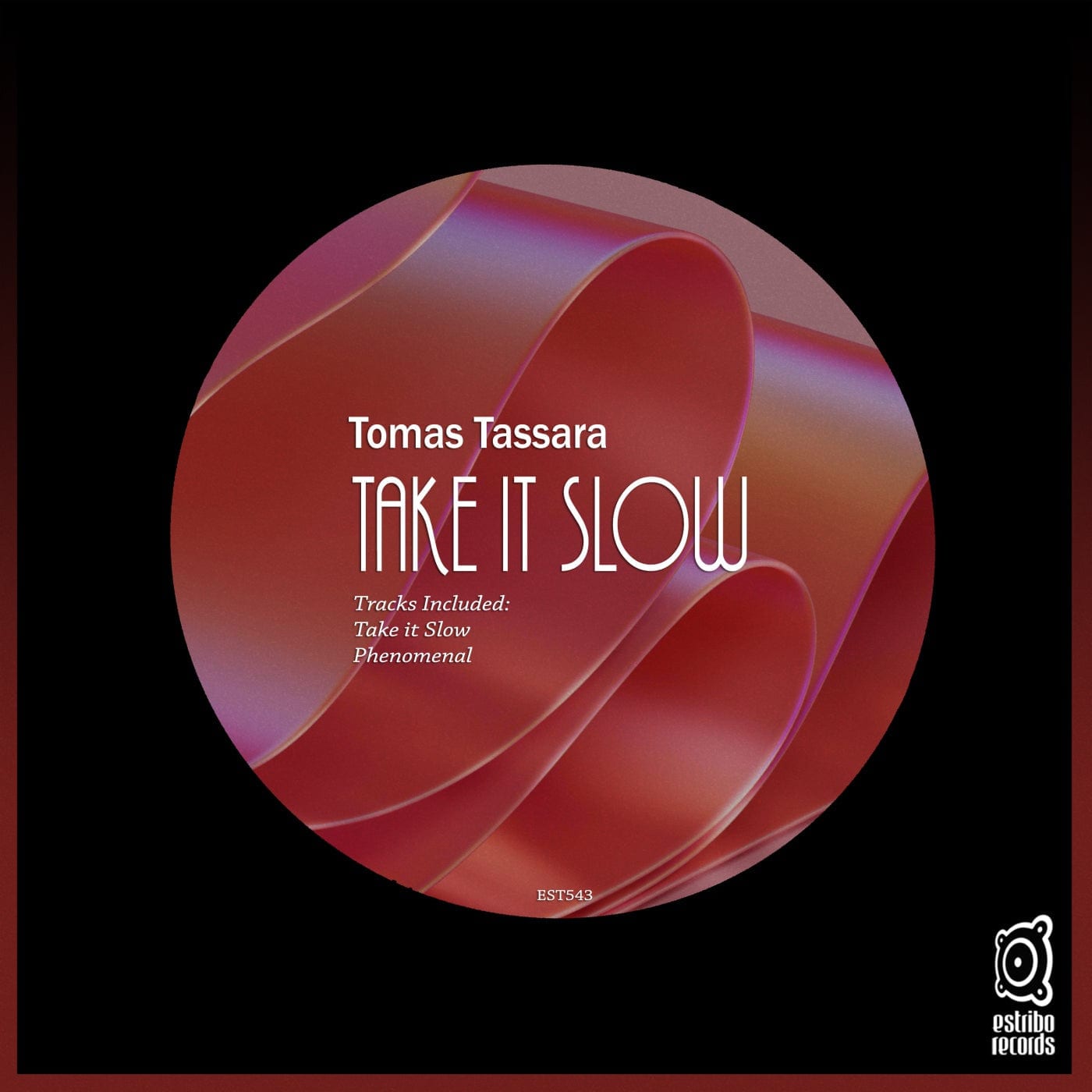 Cover art for the Take It Slow EP by Tomas Tassara on Estribo Records.